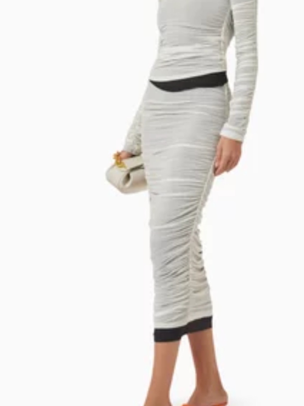 Simon Miller Ruched Bodycon Skirt - Picture 3 of 6